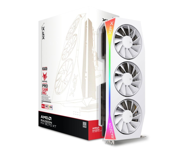 XFX Radeon RX 9070 XT Mercury OC RGB White 16GB GDDR6 - 1330927 - zdjęcie